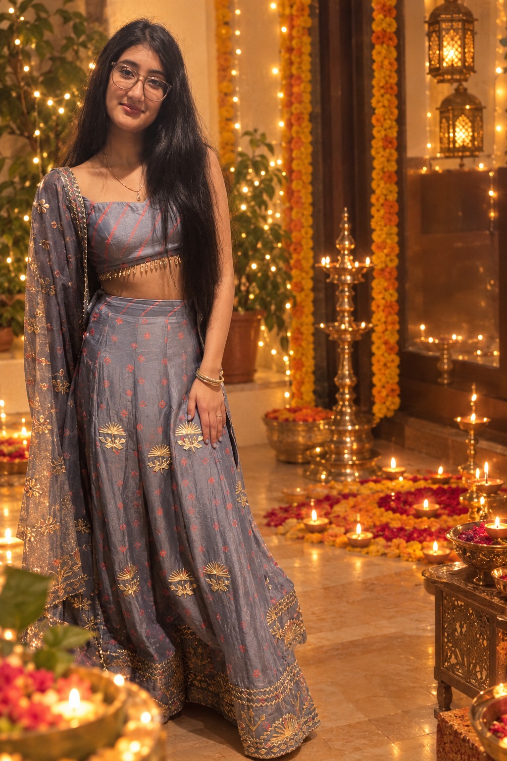 Dressed up, glowing, and just getting started